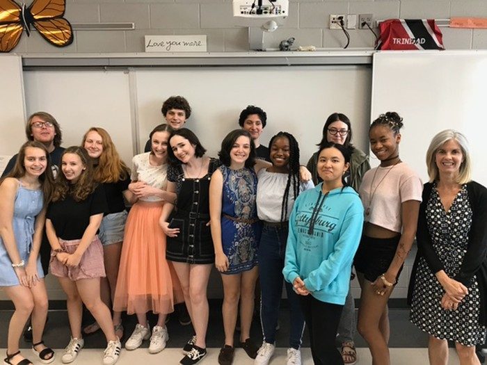 Suzanne Supplee classroom visit